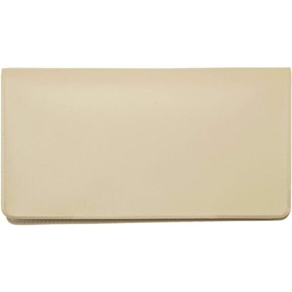 Personal Checkbook Cover Tan - Picture 1 of 6